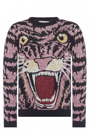 Tiger head motif sweater, zdjęcie 1 Tiger head motif sweater od Gucci